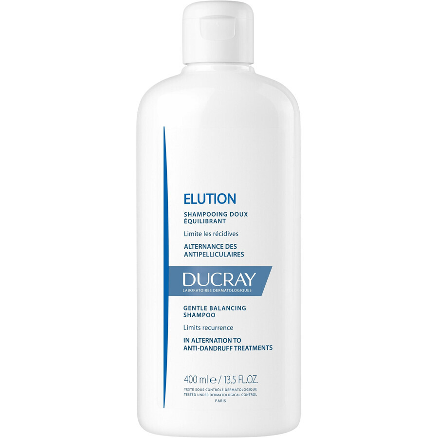 Ducray ELUTION Hoofdhuid balancerende shampoo 400 ml