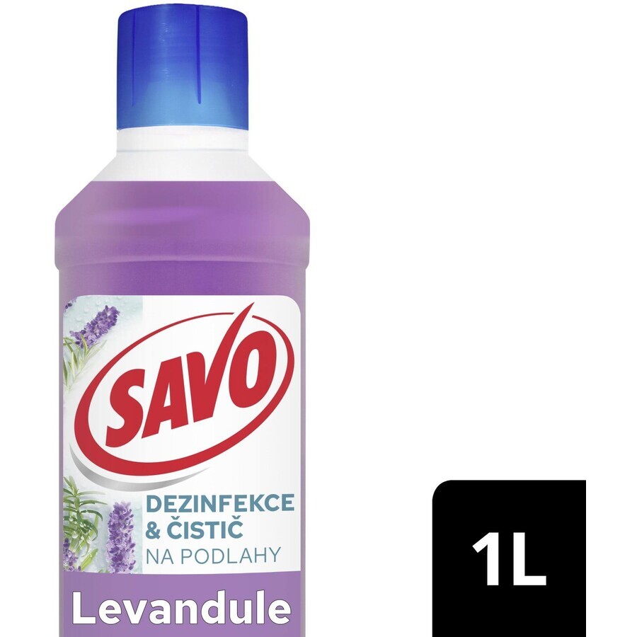 Desinfektionsmittel und Bodenreiniger Savo Lavendel 1 Liter