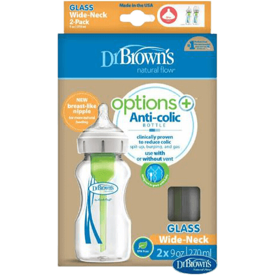 Dr Browns Weithalsflasche 2 x 270 ml