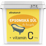 Allnature Zout Epsom Vitamine C 5 kg