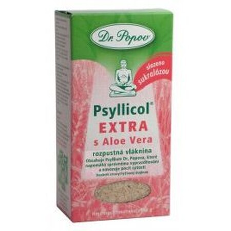 Popov PSYLLICOL EXTRA avec Aloe Vera fibres solubles aromatisées aux agrumes 100 g