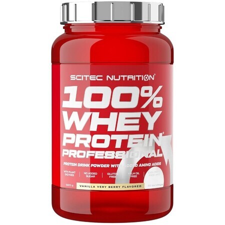 Scitec Nutrition 100% Whey Protein Professional vaniglia / frutti di bosco 920 g