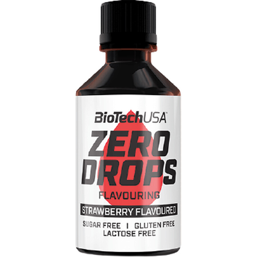 BiotechUSA Zero Druppels Aardbei 50 ml