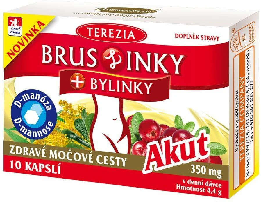 Terezia Veenbessen+kruiden Akut 10 capsules