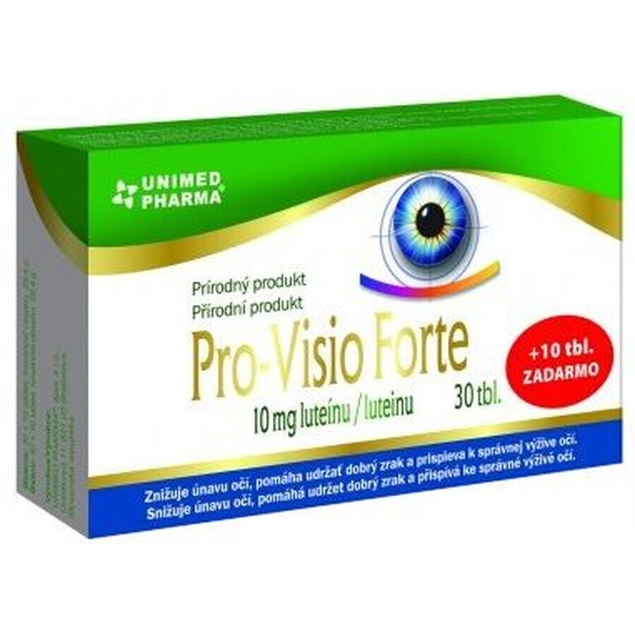 Unimed Pharma Pro-Visio Forte 40 comprimate