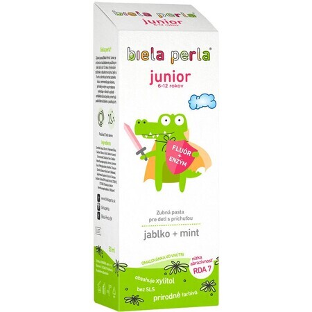 Tandpasta White Perla Junior (6-12 jaar) 50 ml