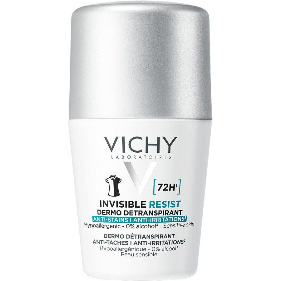 Vichy Invisible Resist 72H Antitranspirant gegen Flecken und Reizungen 50 ml