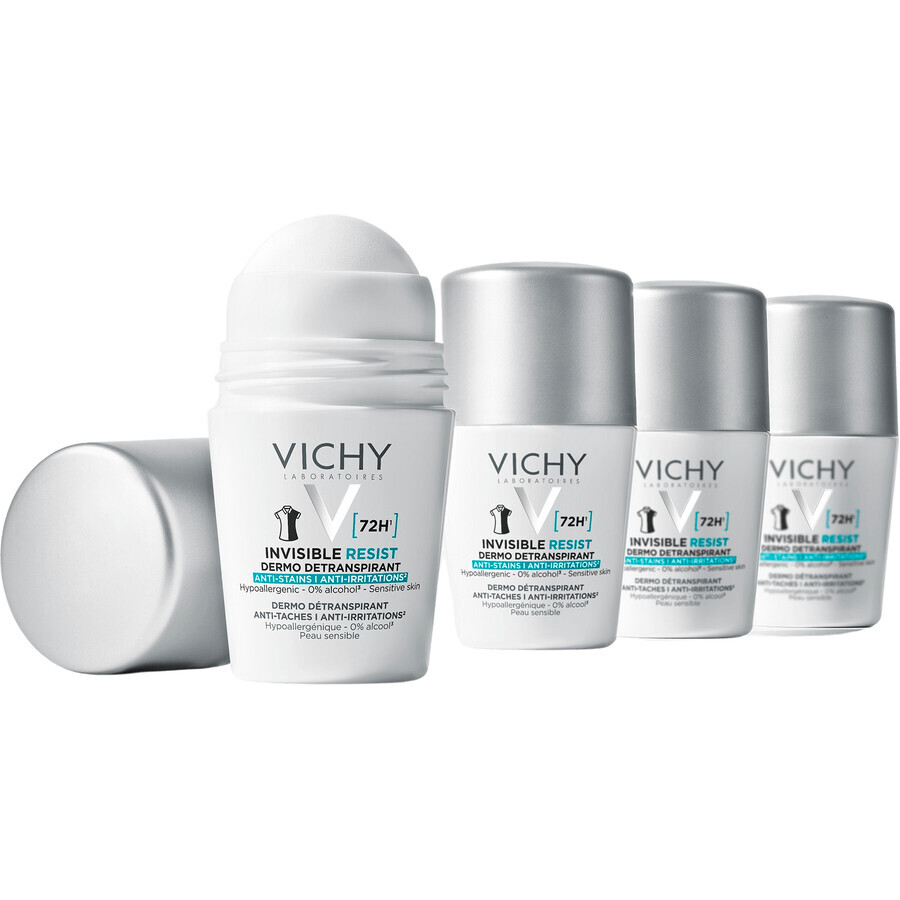 Vichy Invisible Resist 72H Antitranspirant gegen Flecken und Reizungen 50 ml