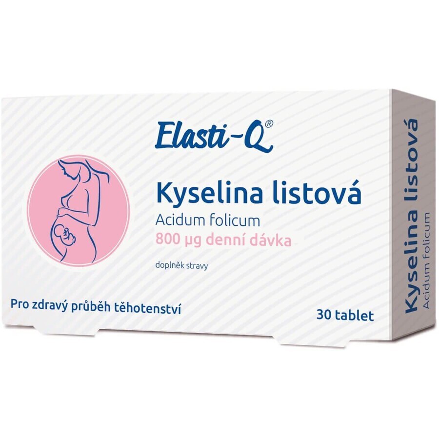 Elasti-Q Folsäure 800 μg, 30 Tabletten