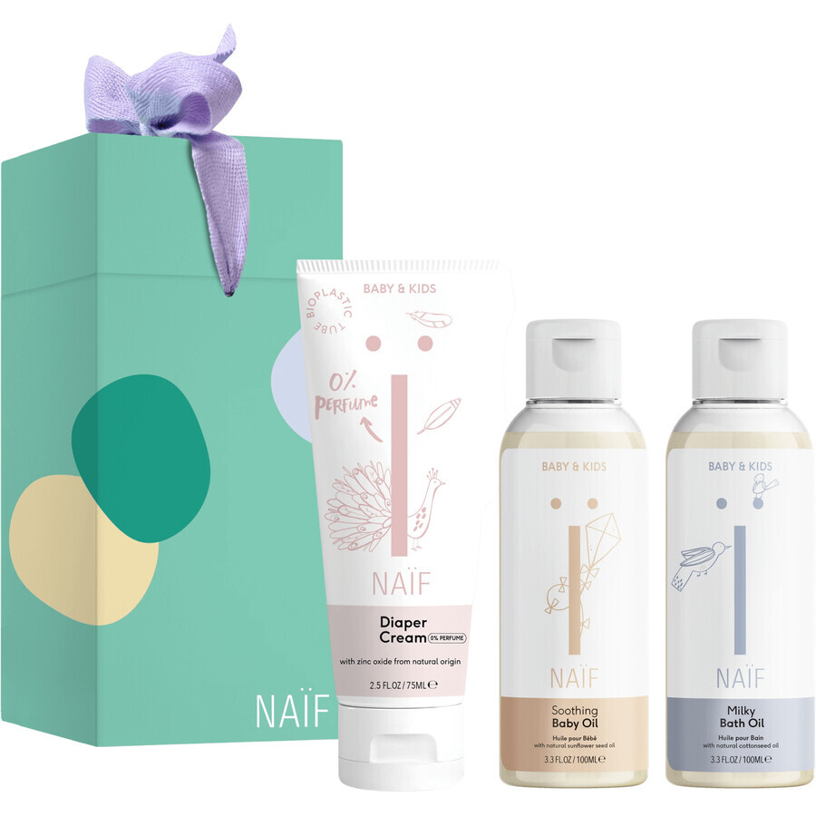 Naif Coffret de cosmétiques pour nouveau-nés