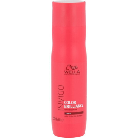 Wella Professionals Invigo Color Brilliance (Coarse) Shampoo protettivo del colore dei capelli con Caviale di Lime 250 ml