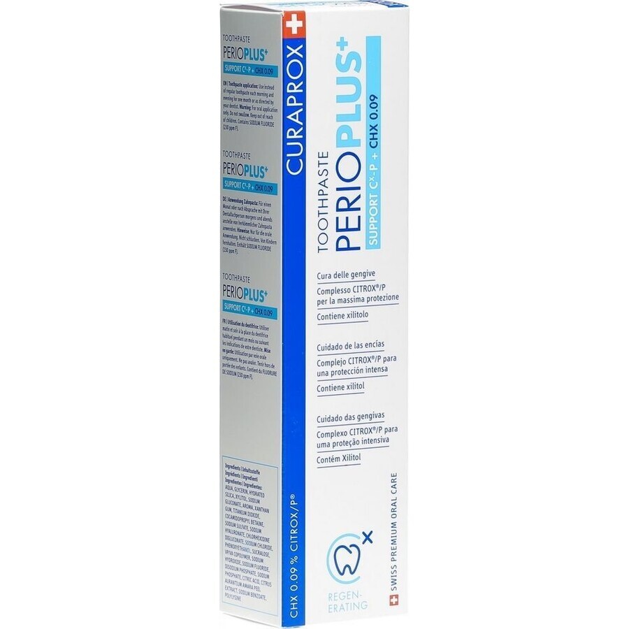 Curaprox Perio Plus CHX 0,09% CHX Support Dentifricio 75 ml