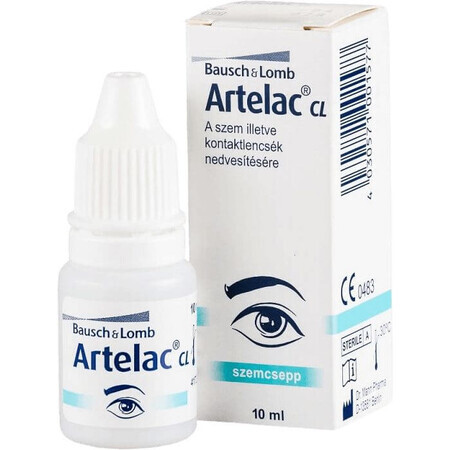 Artelac CL soluție oftalmică, instilație hidratantă sterilizantă 10 ml