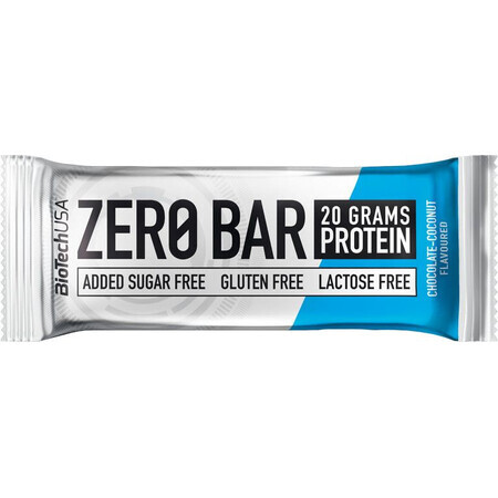 BiotechUSA ZERO (BARRE) chocolat-coco 50 g