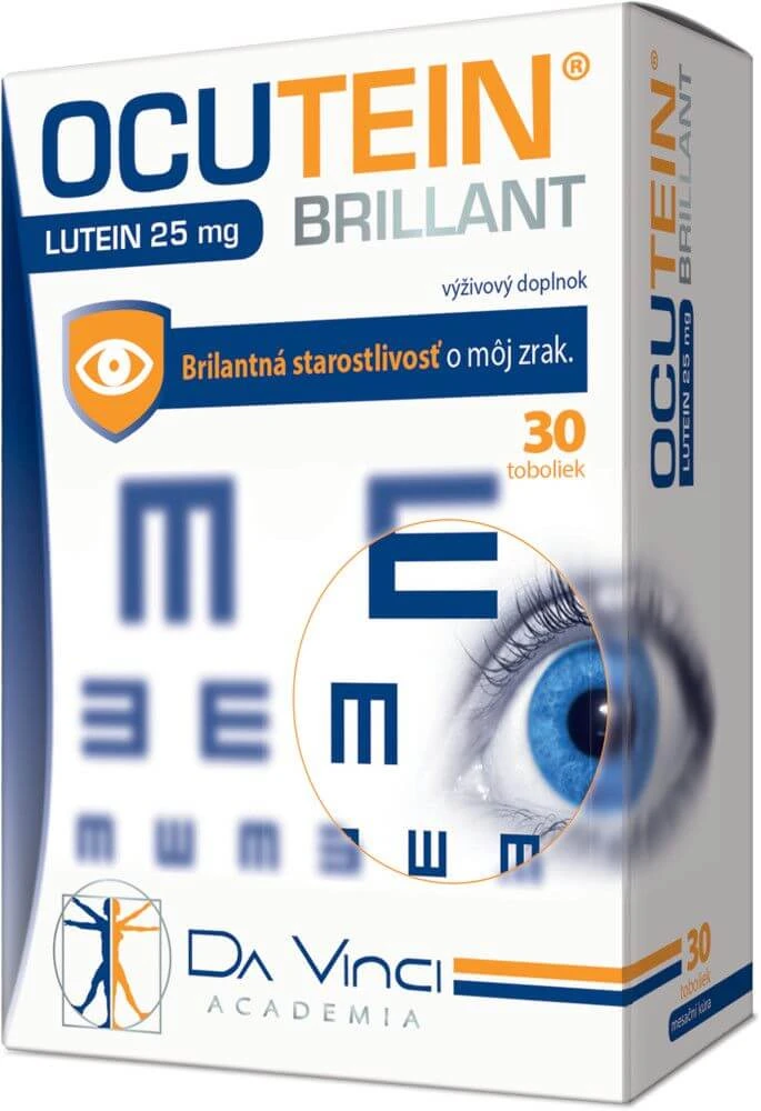 Ocuteïne BRILLANT Luteïne 25 mg - DA VINCI 30 capsules