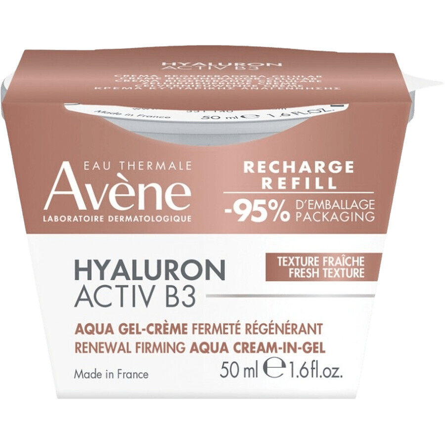 Avène Hyaluron Activ B3 Aqua gel cremă pentru reînnoirea celulară, refill 50 ml