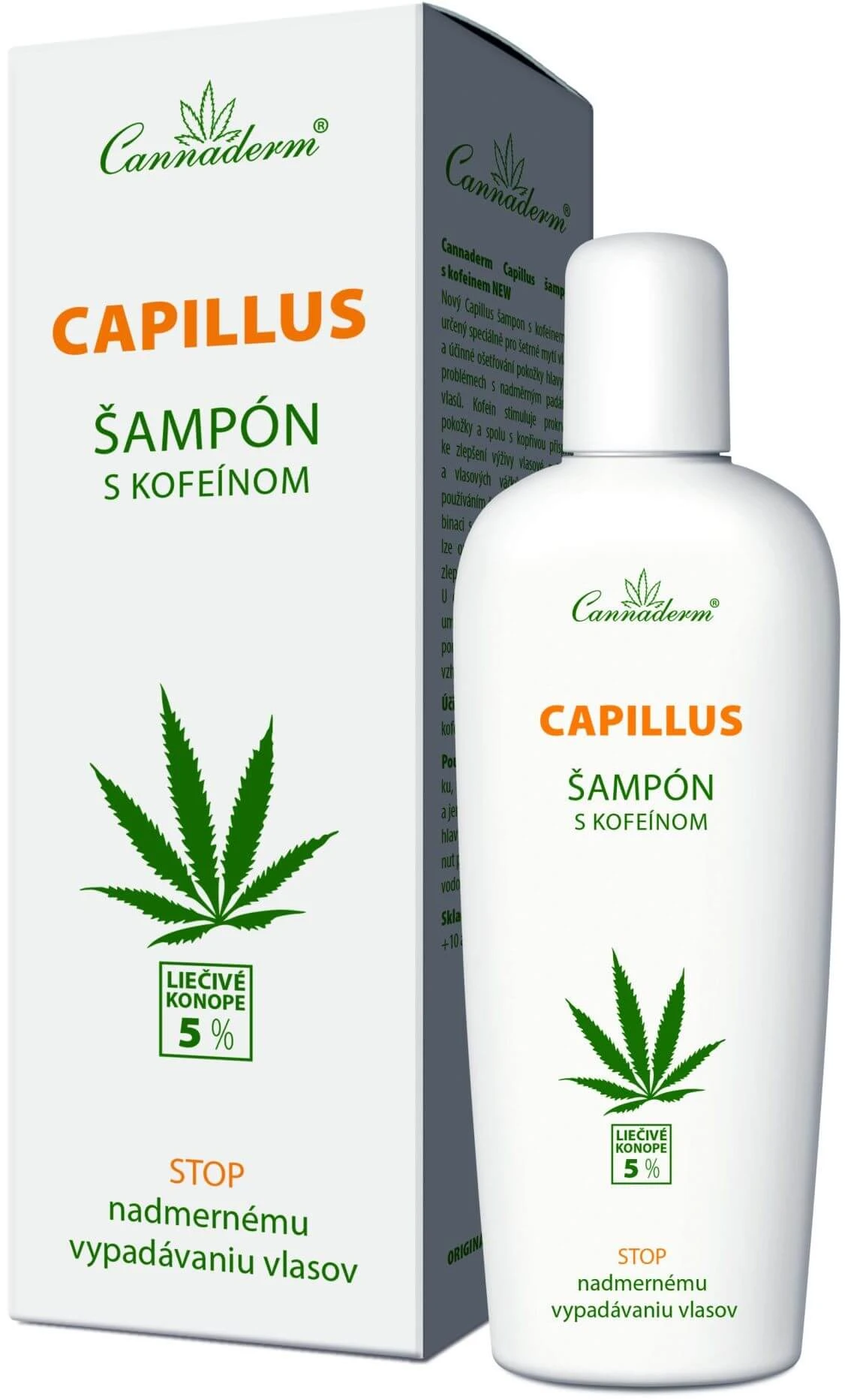 Cannaderm Capillus Cafeïne Capillus Shampoo 150 ml