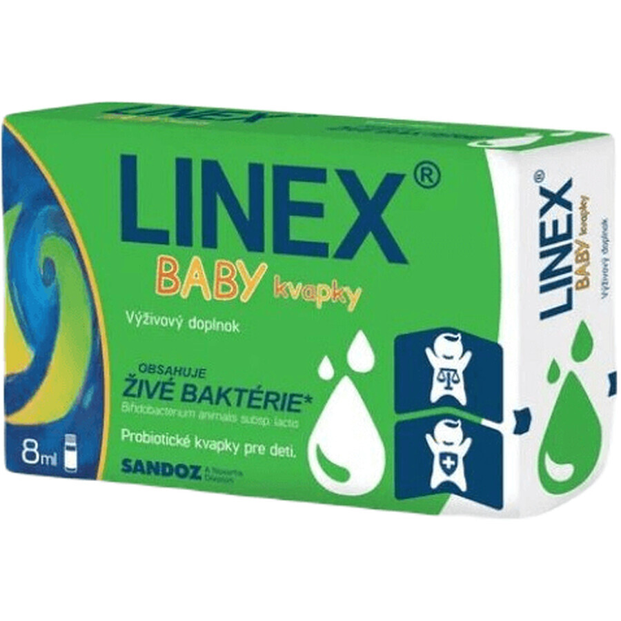 Linex Baby Drops + Vitamin D3 8 ml