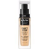 NYX Professional Makeup Can't Stop Won't Stop 24 Hour Foundation Machiaj cu acoperire ridicată - nuanța 07 Natural 30 ml