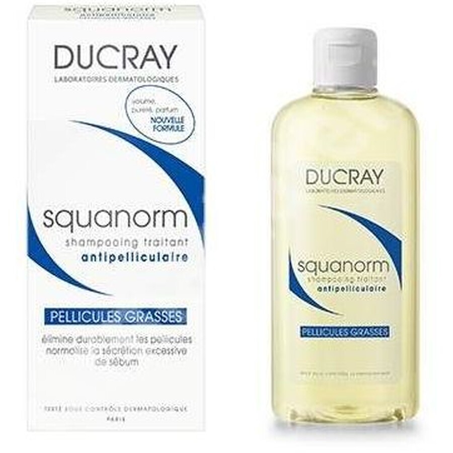 Ducray SQUANORM - Șampon împotriva mătreții grase 200 ml