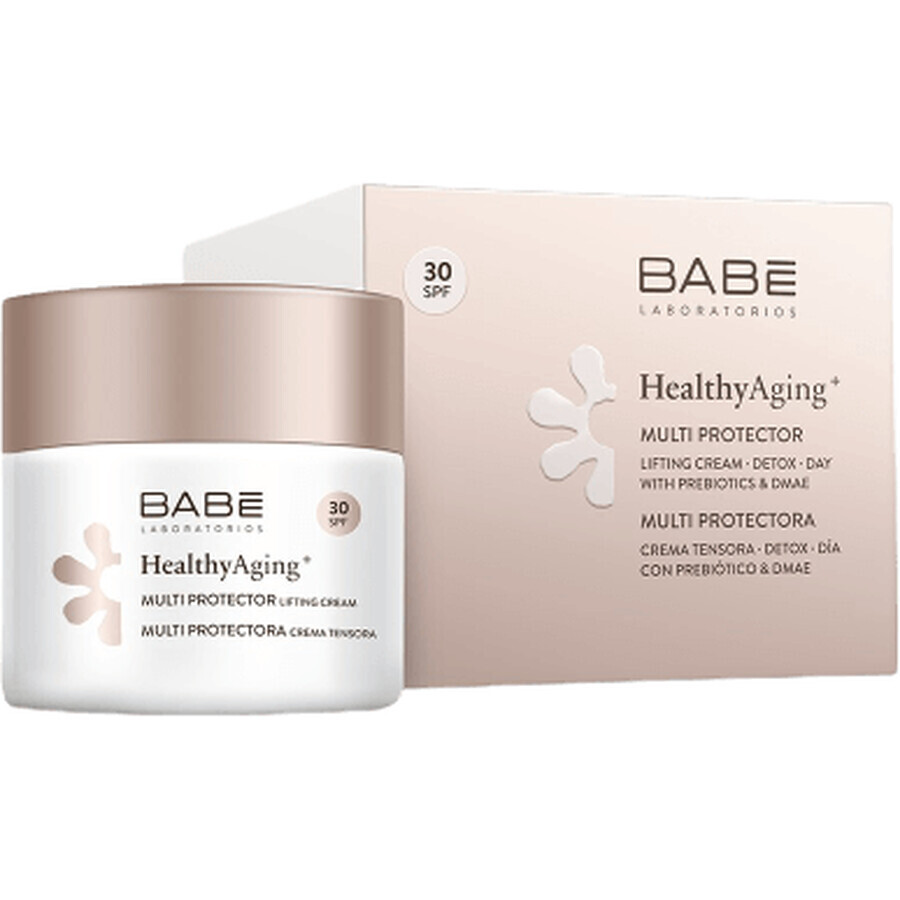 Babé Skin HealthyAging + MuIti crème protectrice raffermissante avec SPF 30, 50 ml