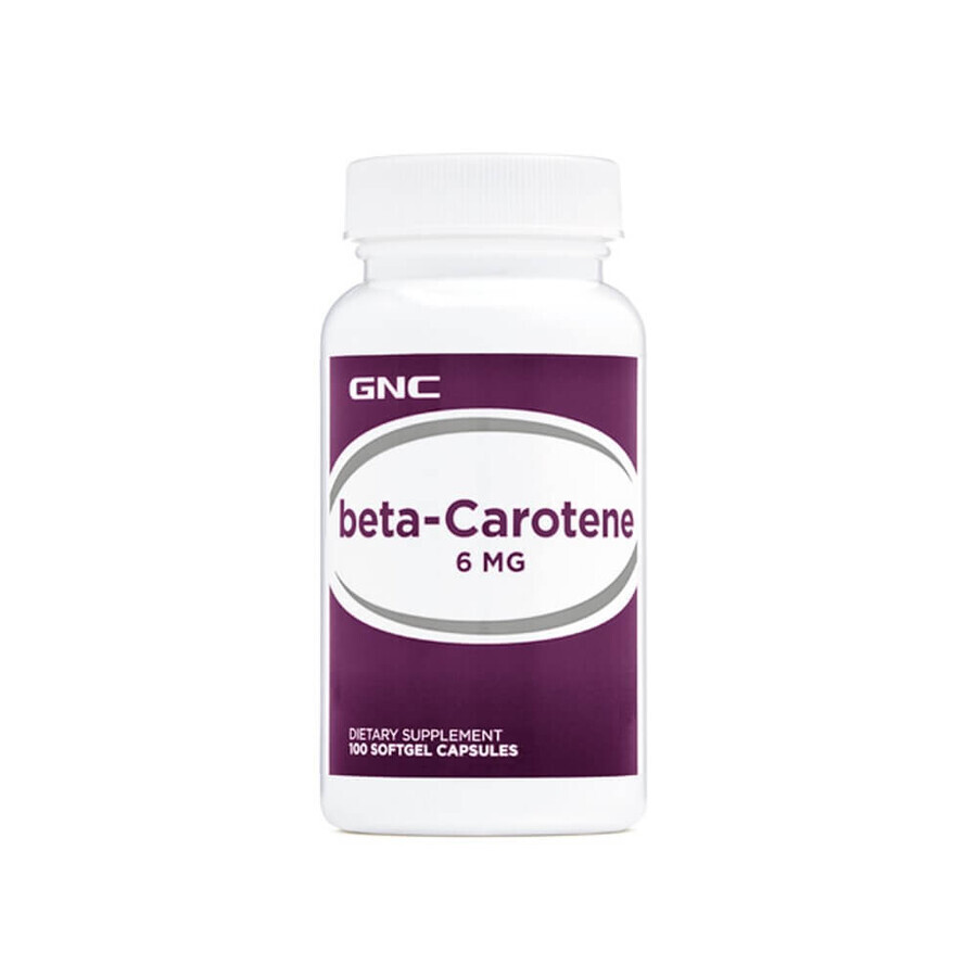 Beta Caroteno 6 mg (086267), 100 cápsulas, GNC