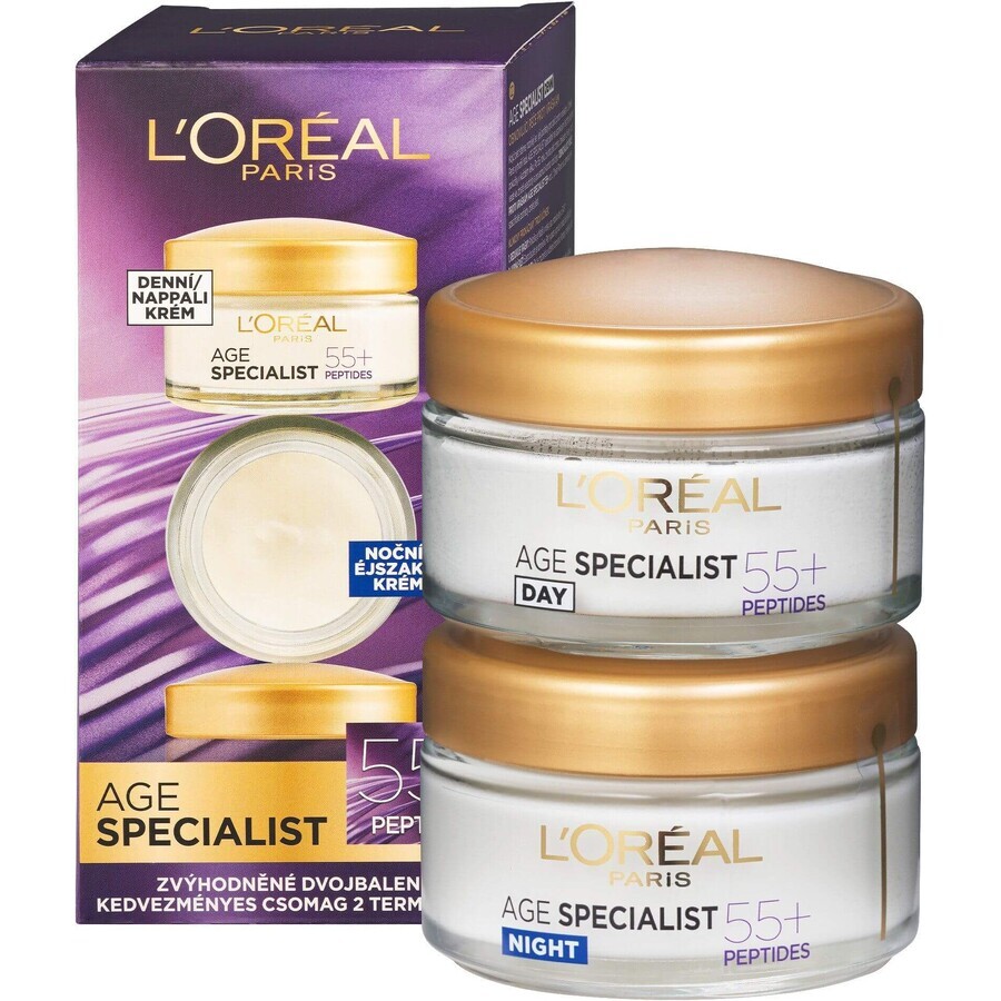 L'Oréal Paris Age Specialist 55+ Confezione da 2 x 50 ml