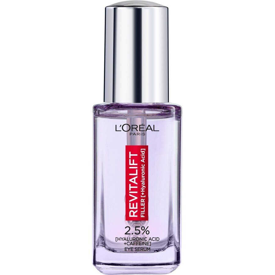 L'Oréal Paris Eye Serum with 2.5% Hyaluronic Acid Revitalift Filler 20 ml