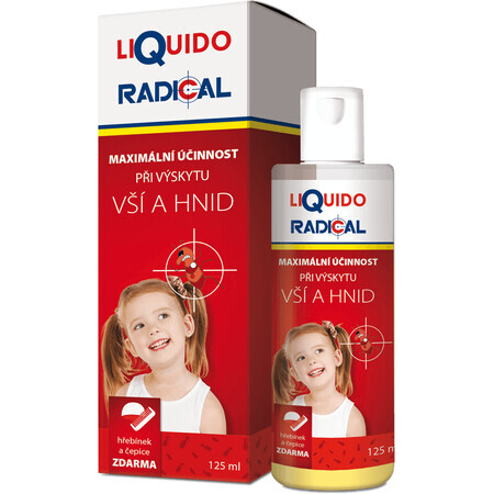 LiQuido RADICAL tegen luizen en luizen + (gratis kam en kapje) 125 ml