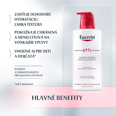 Eucerin pH5 Body Lotion - light texture 400 ml
