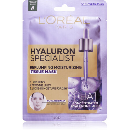 L'Oréal Paris Hyaluron Specialist Filling Moisturizing Textile Mask 28 g