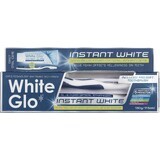 White Glo Instant white + tandenborstel en interdentale rager 150 g