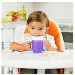 Munchkin Junior 360° non-flowing cup with purple ears 207 ml 207 ml