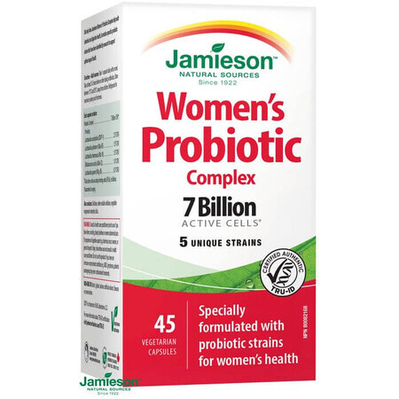 Jamieson Probiotic for Women 7 miliardi di 5 ceppi 45 capsule