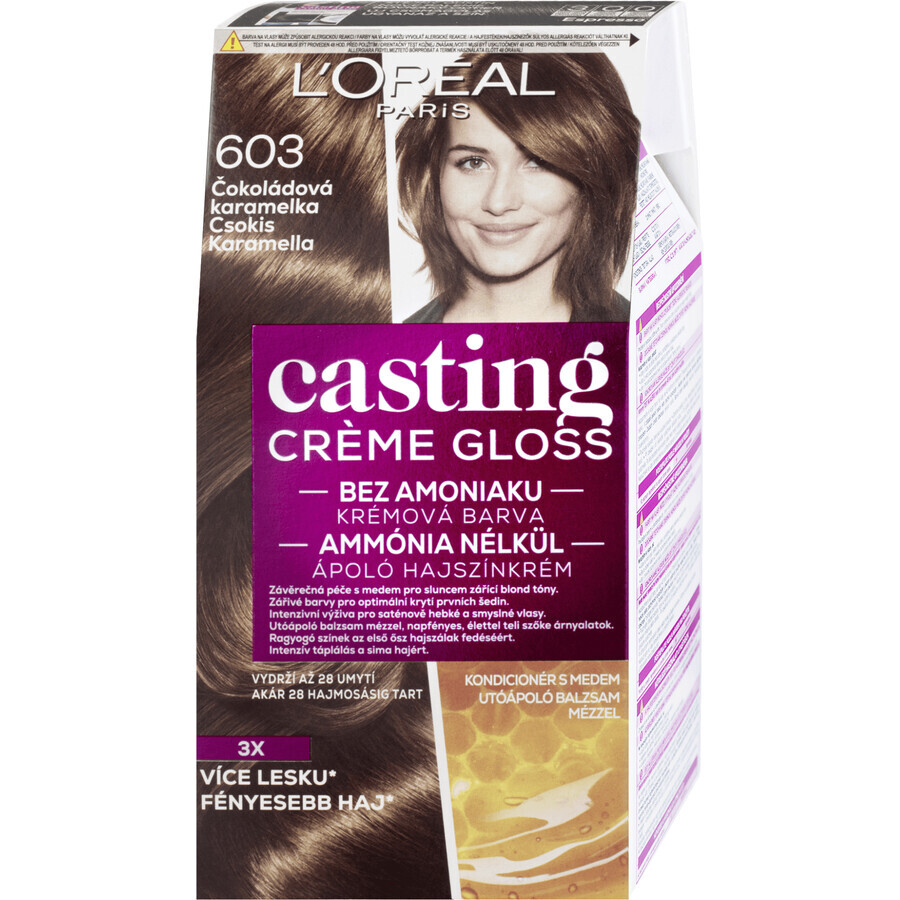 L'Oréal Paris Hair Color Casting Crème Gloss 603 Chocolate Caramel