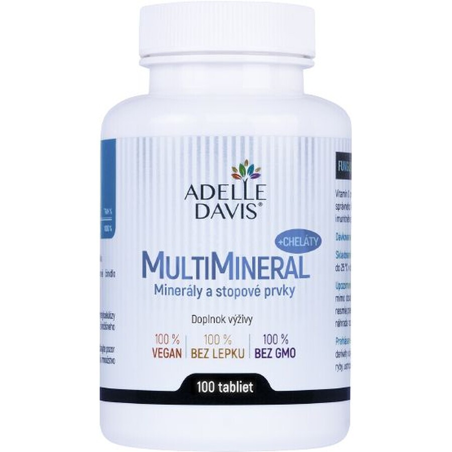 Adelle Davis MultiMineral + Chelates 100 compresse