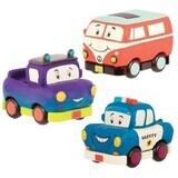 B-Toys Mini Auto's op het Wiel Mini Wheeee-ls! Pick-up 3 stuks