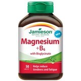 Jamieson Magnesium + vitamin B6 with bisglycinate 50 tablets