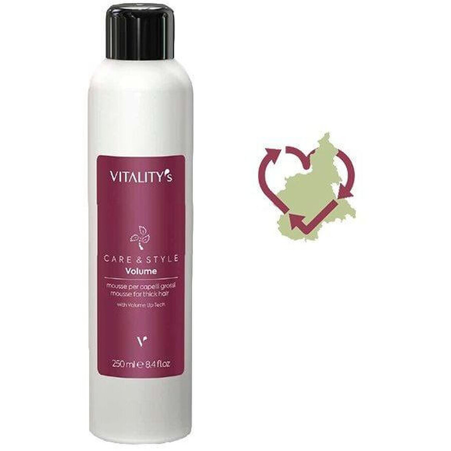 Vitality's Care & Style Volume mousse volumizzante per capelli spessi 250 ml