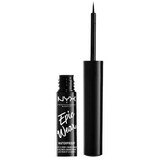 NYX Professional Makeup Epic Wear Semi-permanent Liquid Liner eyeliner de lungă durată - nuanță Black 3,5 ml