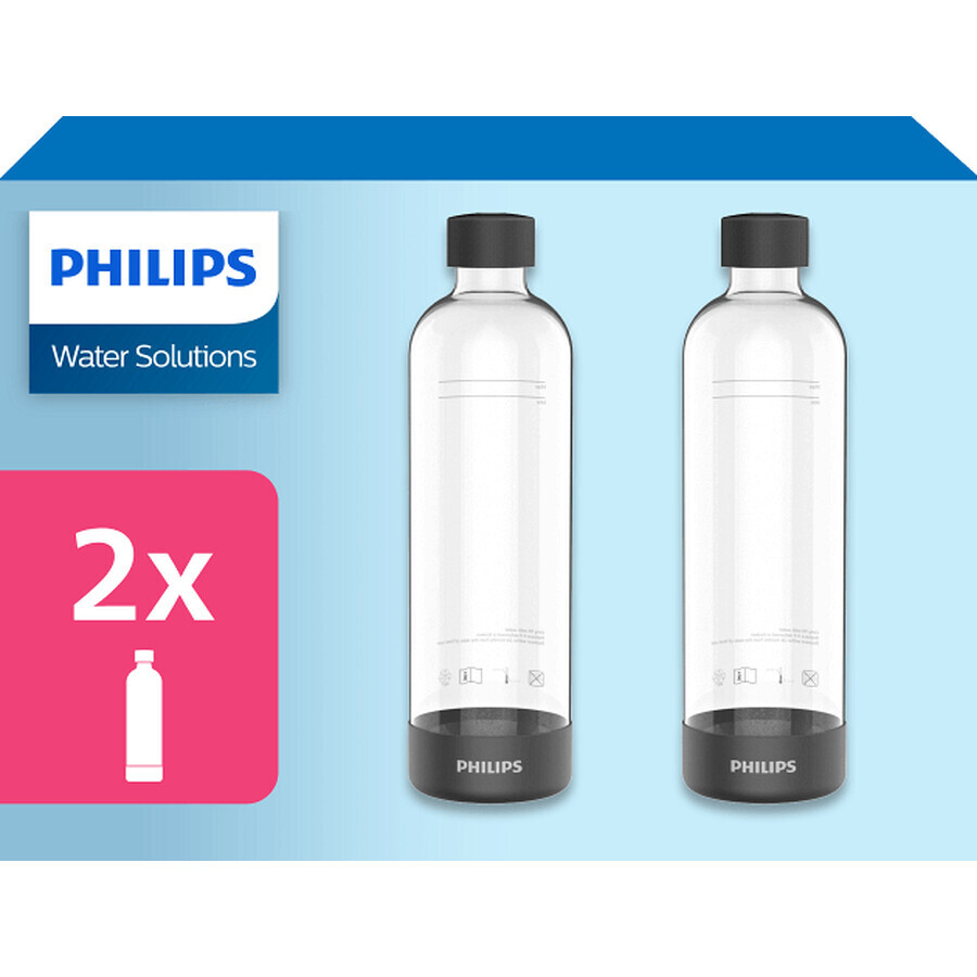 Philips Aquashield Karbonisierflasche ADD911BK/10 2 Stück