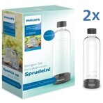 Philips Aquashield Karbonisierflasche ADD911BK/10 2 Stück