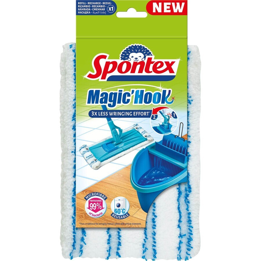 Spontex magic haak, Mop vervanging