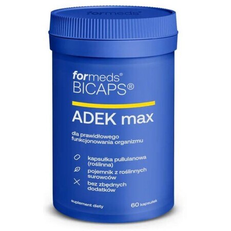 Bicaps ADEK Max 60 capsules Formeds