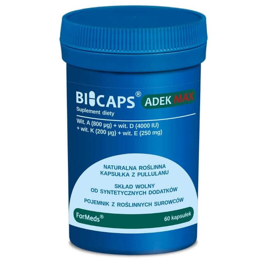 Bicaps ADEK Max 60 capsules Formeds