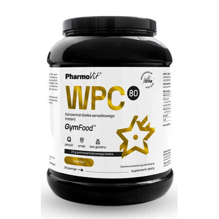 WPC 80 concentrat de proteine din zer (vanilie) 700g GymFood Pharmovit