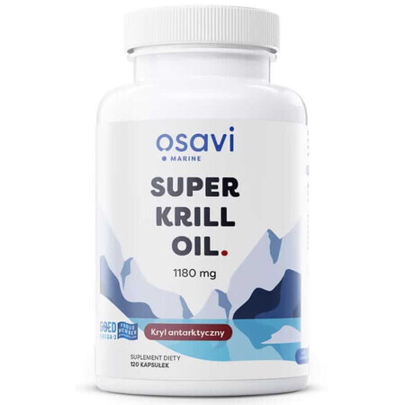 Super Krill Oil 1180 mg 120 capsules Osavi