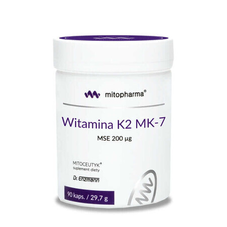 Dr Enzmann Vitamine K2 MK-7 MSE 200 (90 gélules)