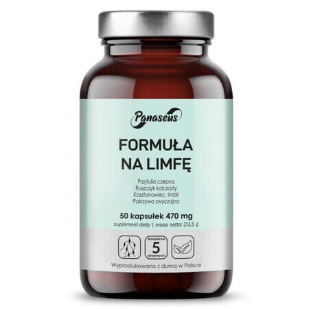 Formulă limfatică 50 capsule Panaseus