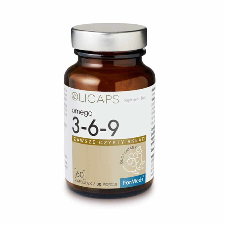 Olicaps OMEGA 3-6-9 ( 60 capsules) Vormen